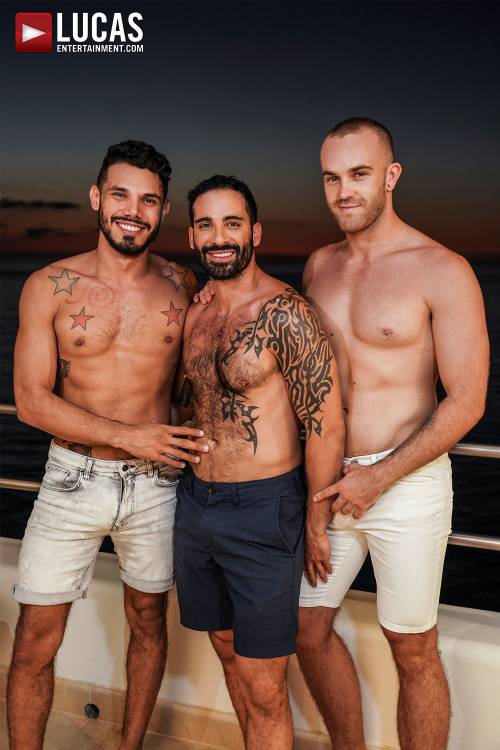 Edji Da Silva And Braulio Doran Double-Team Jackson Radiz - Gay Movies - Lucas Entertainment