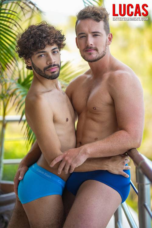 Alle Marin And Santos Submit To Dan Saxon - Gay Movies - Lucas Entertainment
