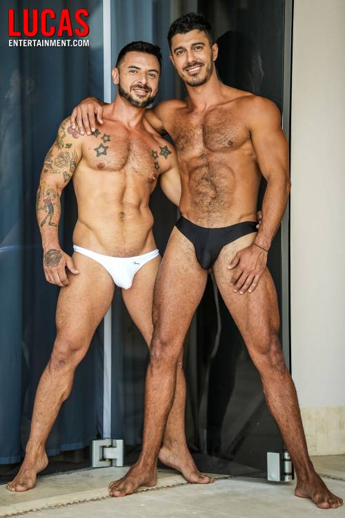 Lobo Carreira And Rudy Gram Show Off In Briefs - Gay Movies - Lucas Entertainment